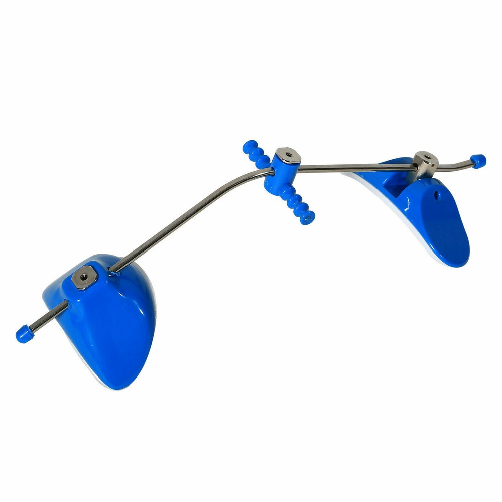 Dental Orthodontic Forward Pull Reverse-Pull Single Bar Face Headgear Red/Blue