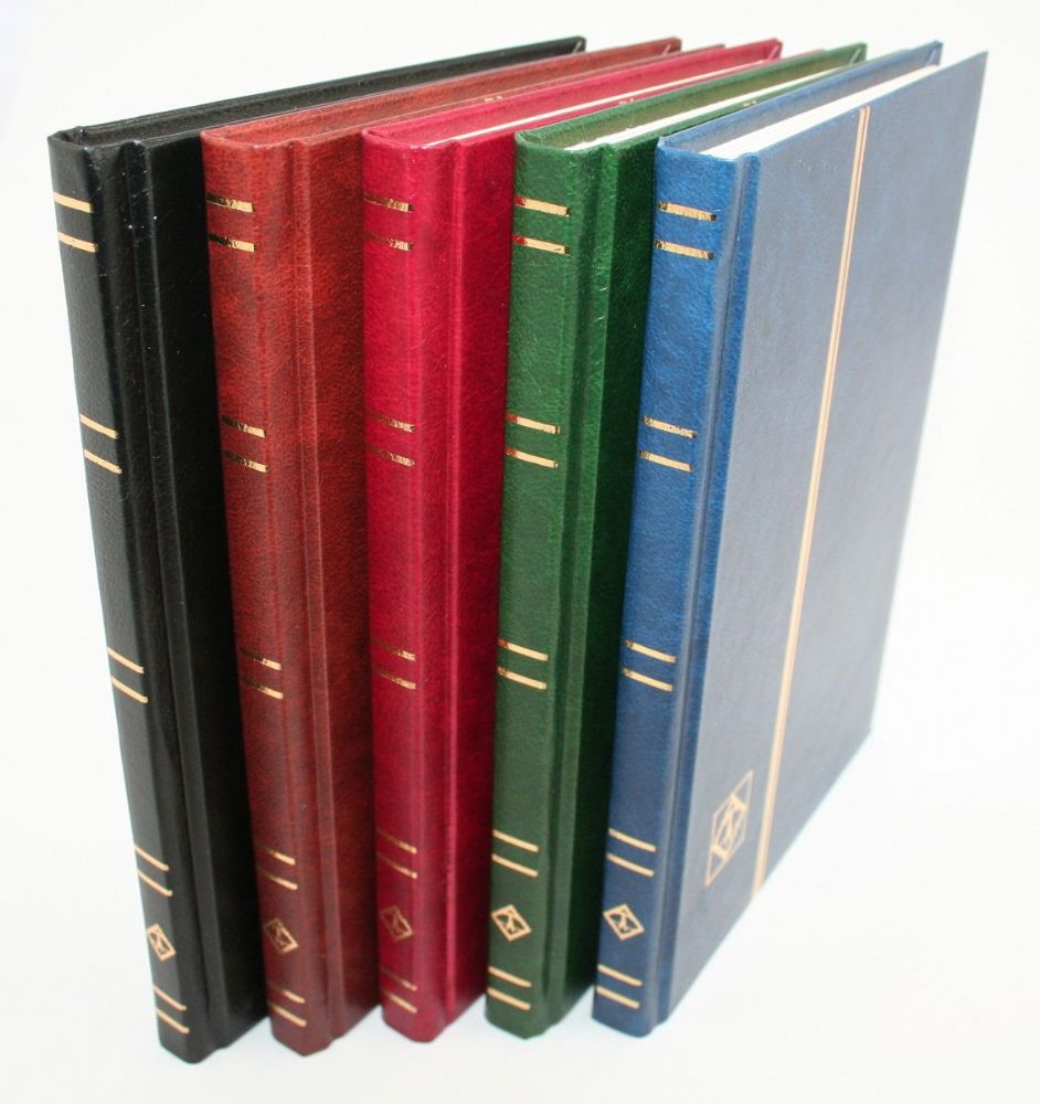 Lighthouse 8/16 White Page *POCKET SIZED* Stamp Stockbook. In various colours