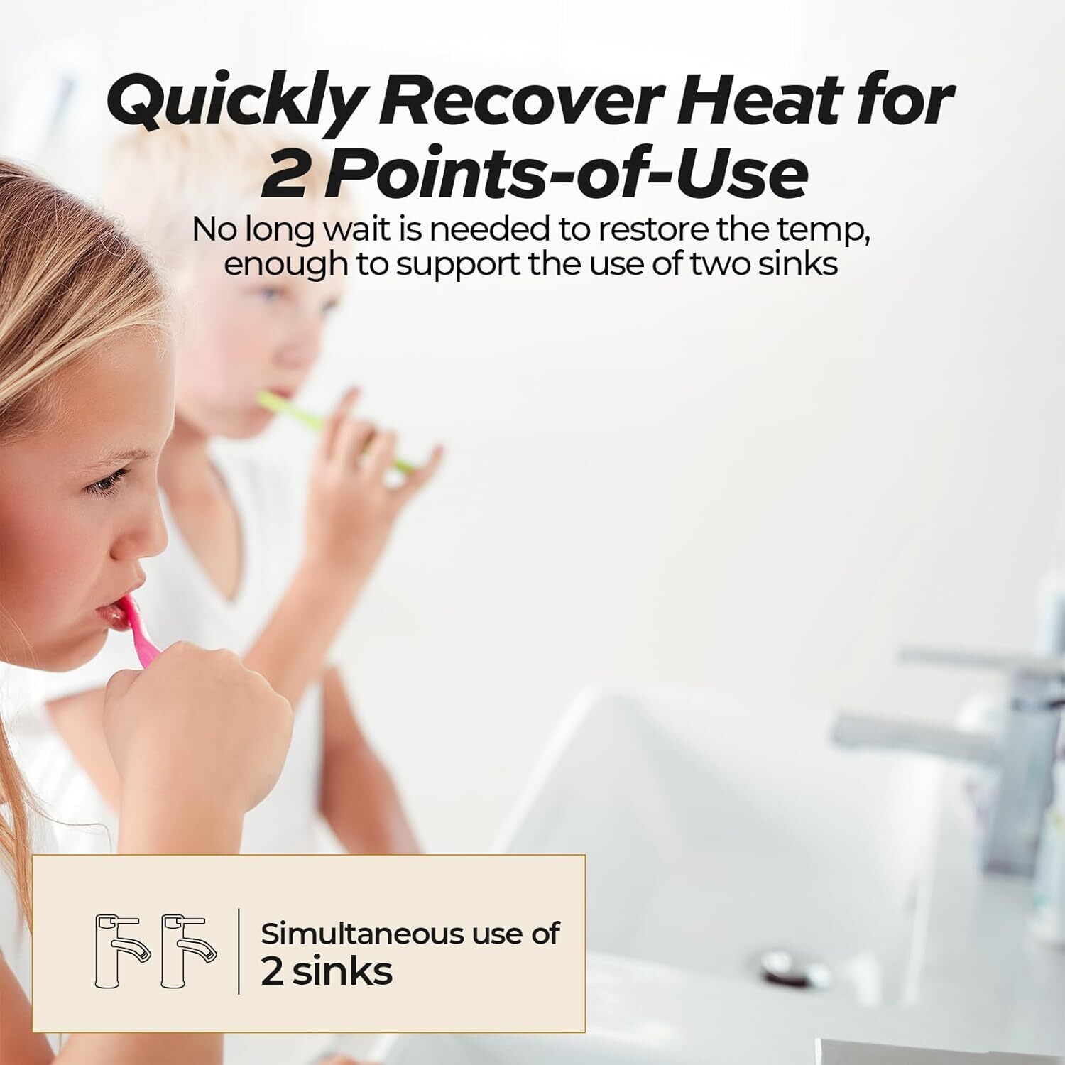 【99% NEW】8 Gallon Electric Mini-Tank Water Heater Shower Compact Storage 1440W