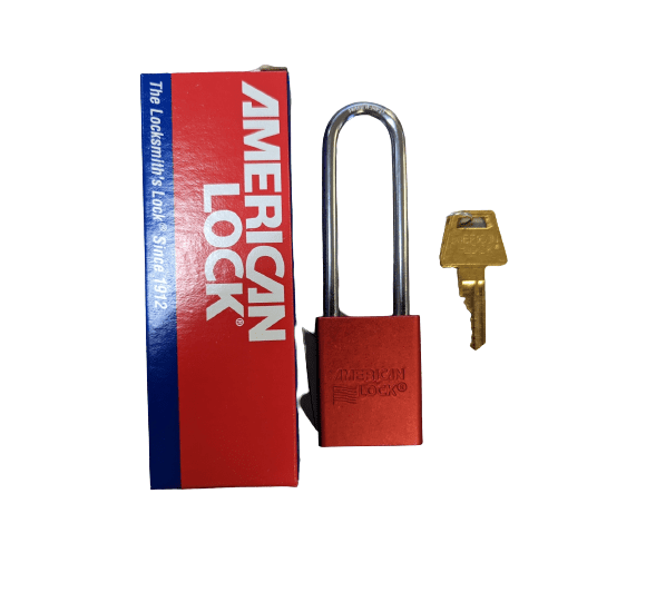 American Lock Series A1100 Red Padlock A1107KARED