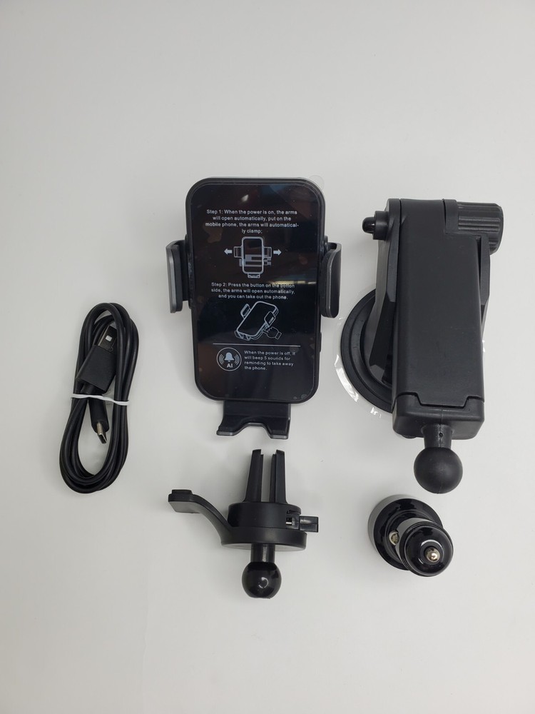 Bracketron PwrUp Qi Automatic Dash Window Vent Mount for iPhone Samsung Pixel Lg