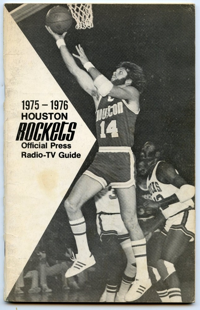 1975-76 HOUSTON ROCKETS Media Guide KOA