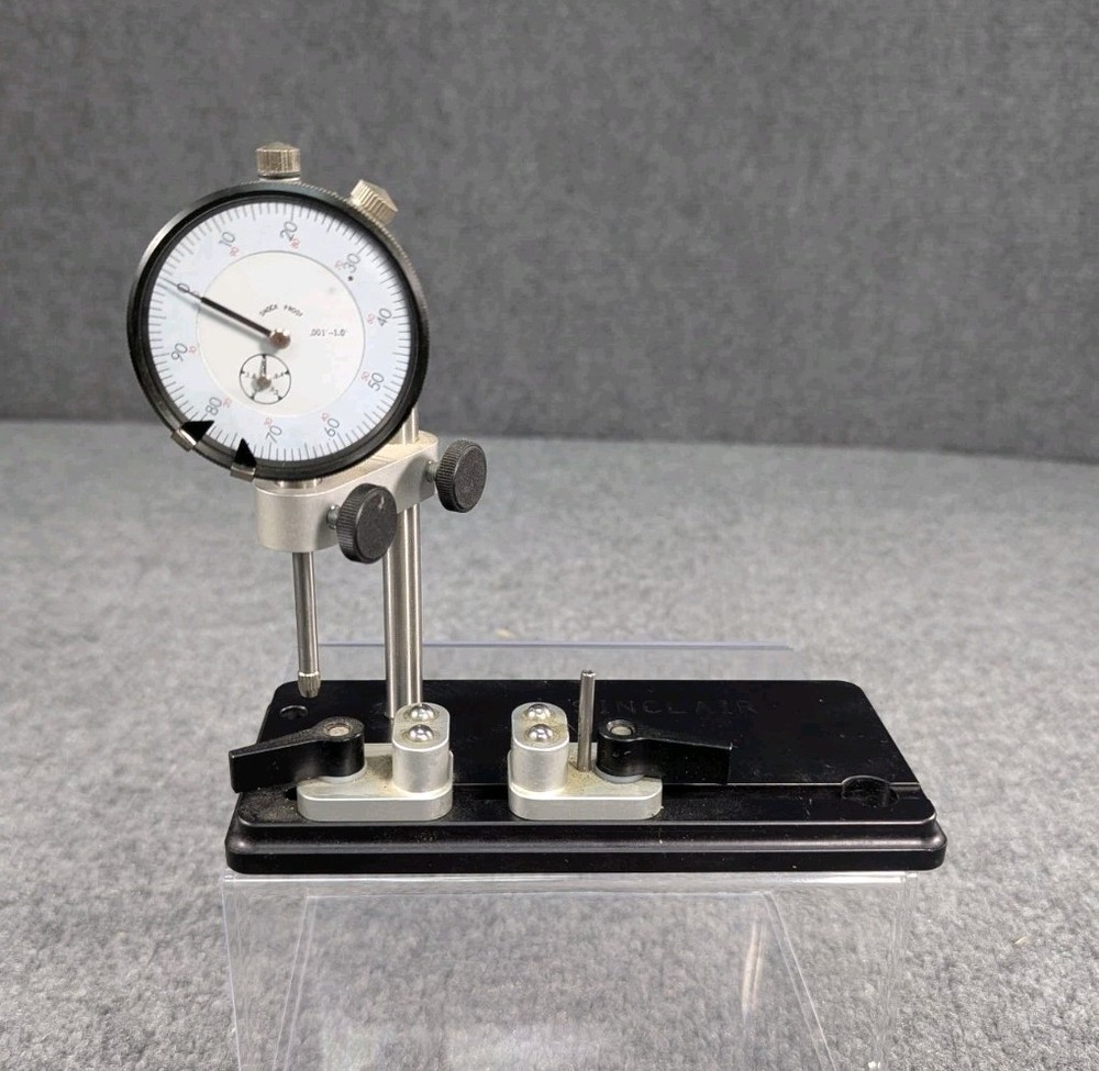 SINCLAIR INTERNATIONAL CONCENTRICITY GAUGE WITH DIAL INDICATOR  BULLET RUN OUT