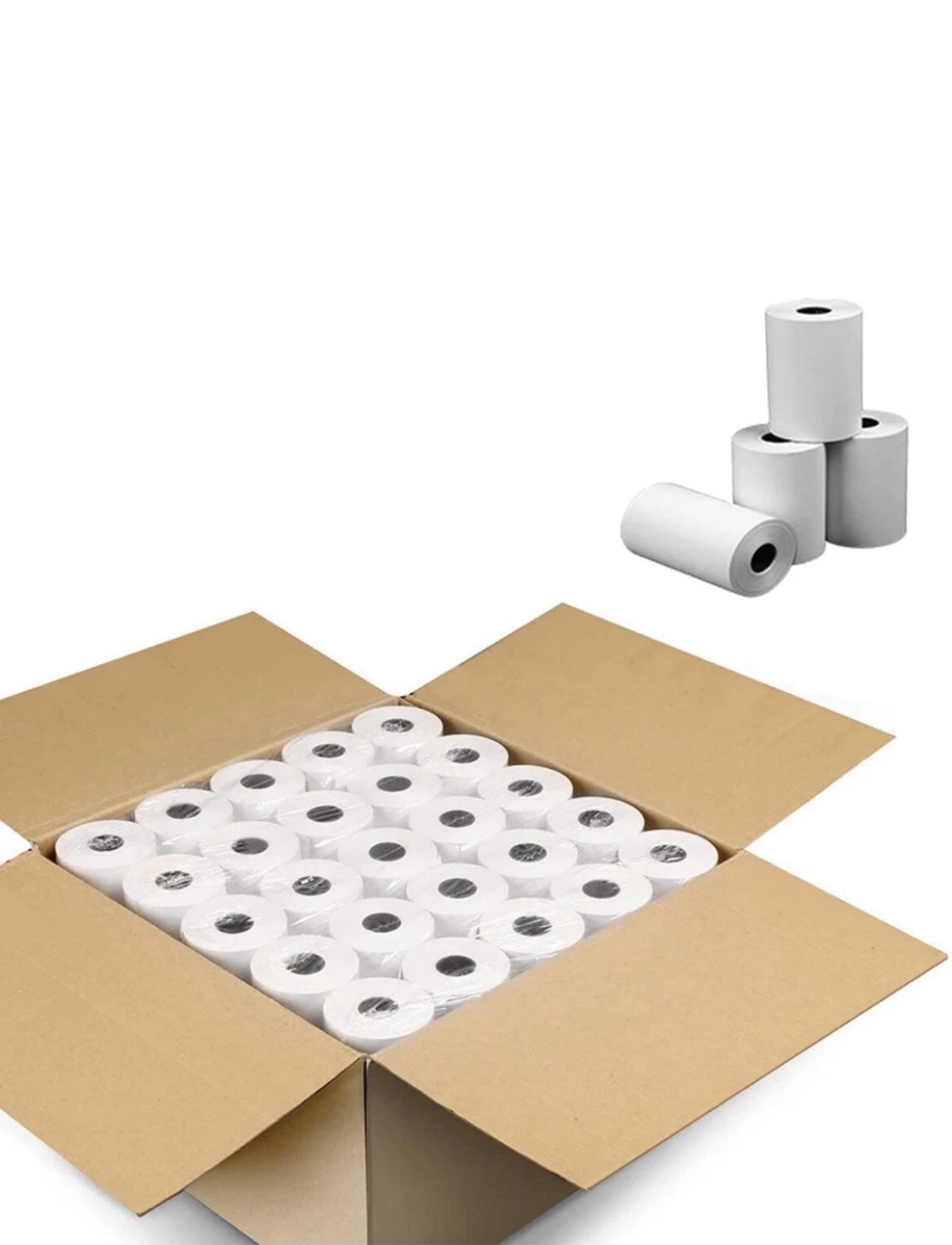 Thermal Paper Compatible With Zebra IMZ320 Mobile Printers-50 Pack 3” X 85’