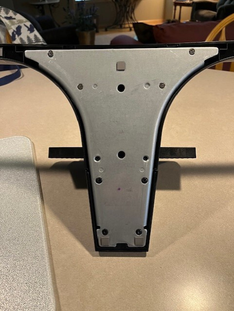 Desk/table top TV stand base mount