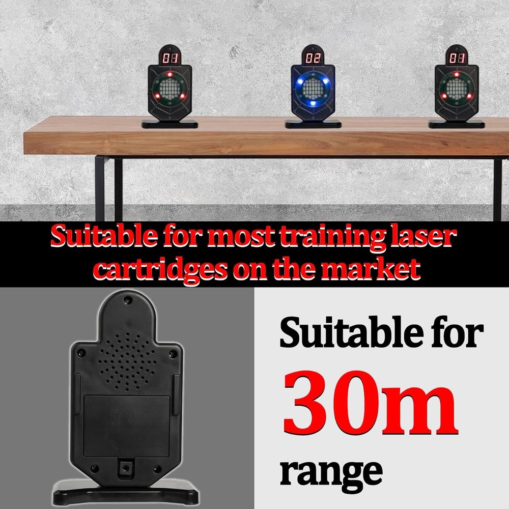 Dry Fire Laser Training System Portable Laser Trainer and Counting Laser Targets