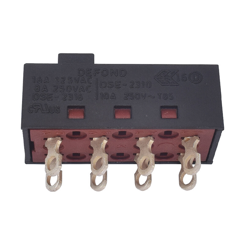 DEFOND DSE-2310 8A250VAC 8pin 3position Toggle Switch Slide Switch Round Feet