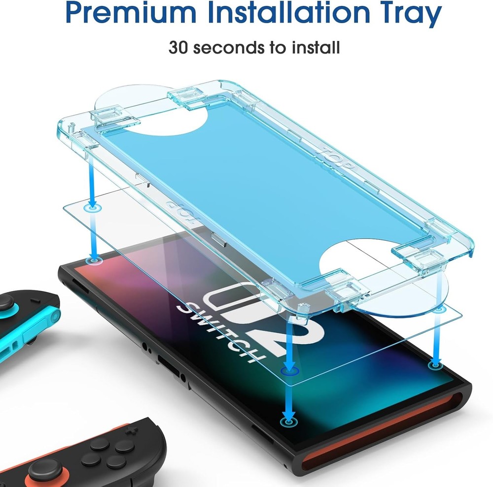 amFilm Auto-Alignment OneTouch for Nintendo Switch 2 Screen Protector [7.9''] 20
