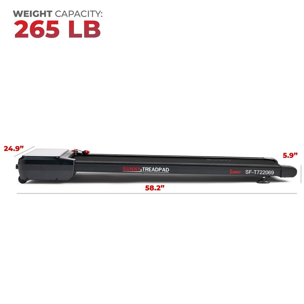 Smart Auto Incline Walking Pad Exercise Treadmill with Remote Shock Absorption