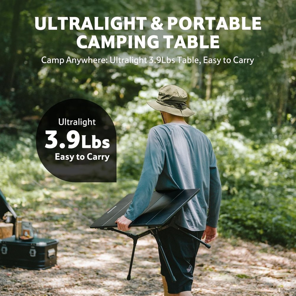 YL01 Portable Camping Table Lightweight Folding Backpacking Table Hiking