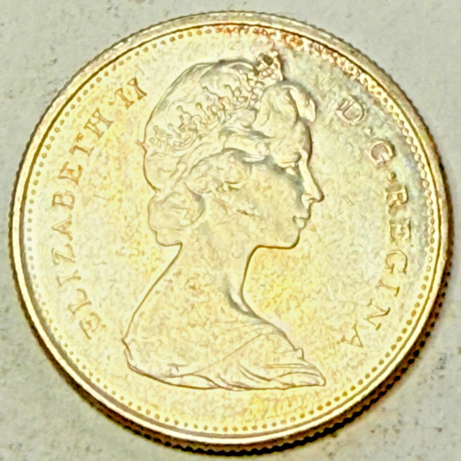 1867-1967 Canada Centennial Silver Quarter