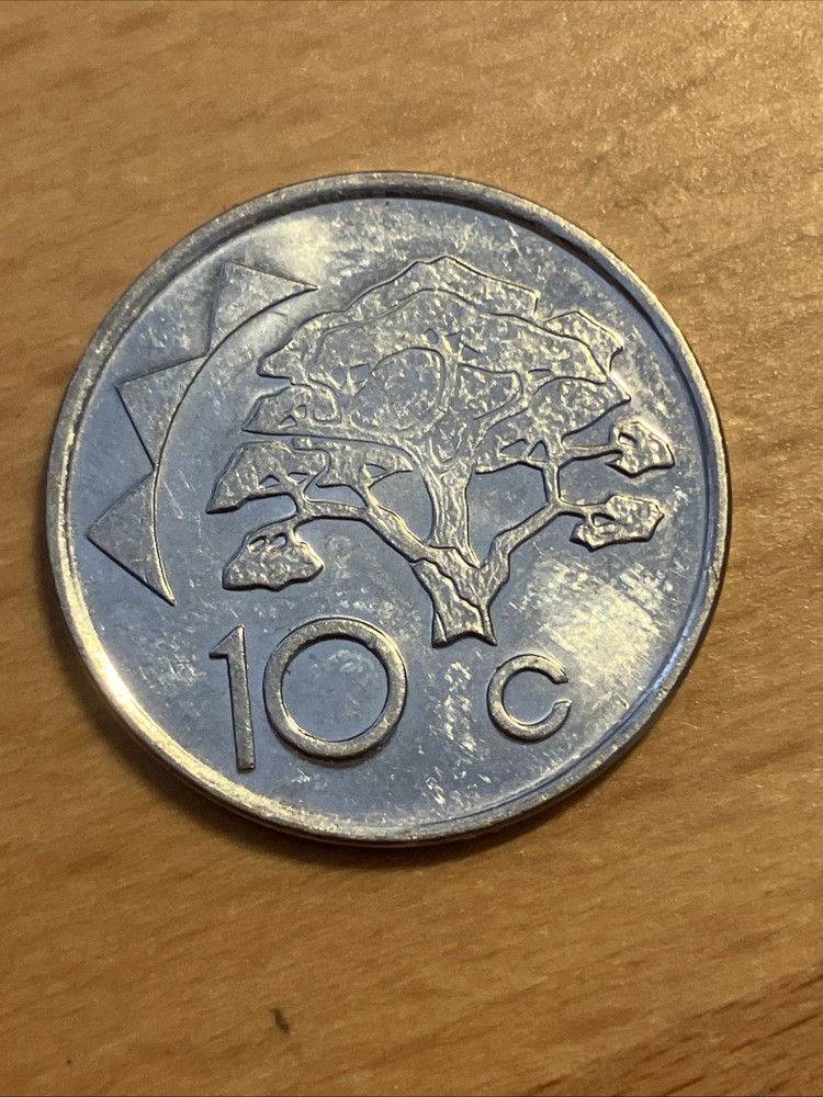 Namibia 10 Cents 2002 as pictured. Free Postage