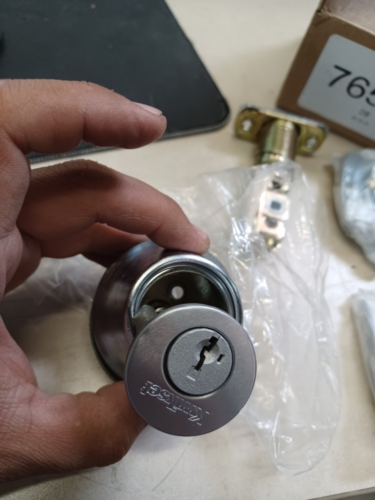 Kwikset 76507 DB Deadbolt Silver
