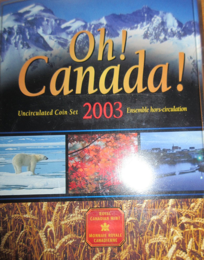 2003 Canada Specimen Mint Set  (UNC. 7 Coins Cent to Two-Dollar) RJ