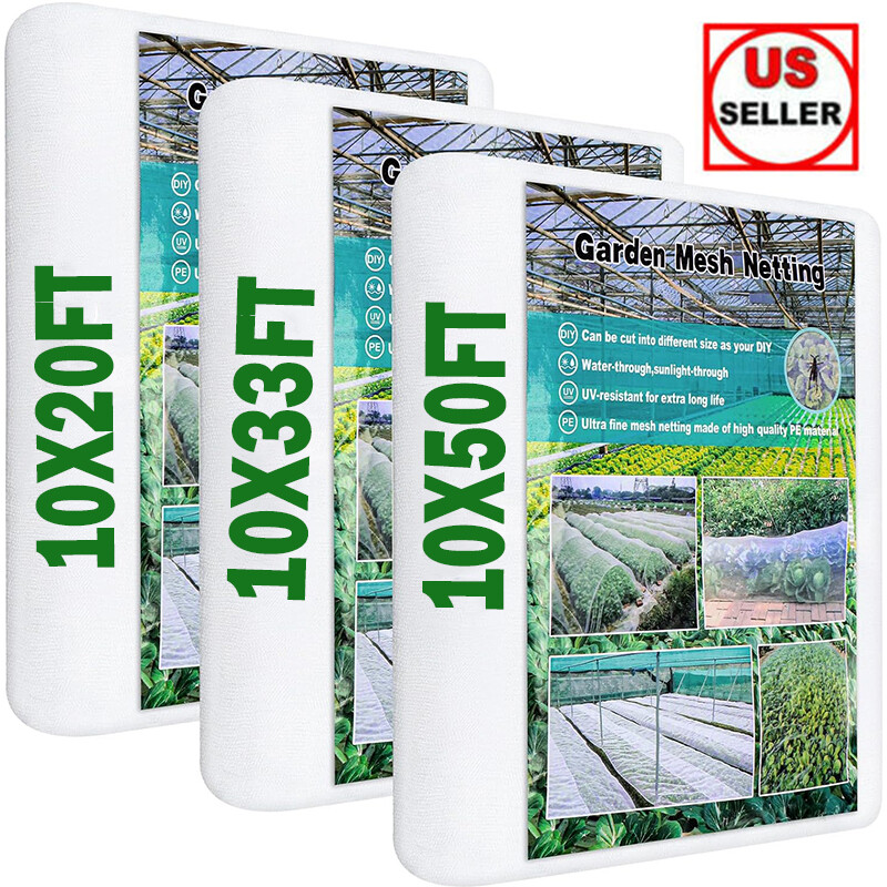 Garden Netting Pest Barrier Insect Netting for Garden Raised Beds Plant Mesh Net