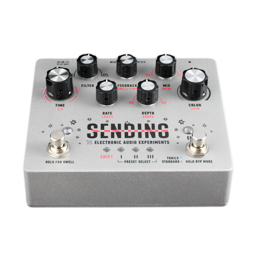 New Electronic Audio Experiments Sending V2 Delay Guitar Effects Pedal