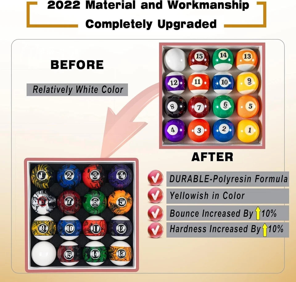Balls Set 16 Pool Table Balls
