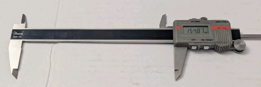 Central Tools Digital Caliper Tested Works Great