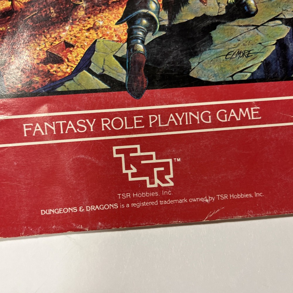 Dungeon Players Manual D&D from basic box D&D TSR Dungeons & Dragons 1983