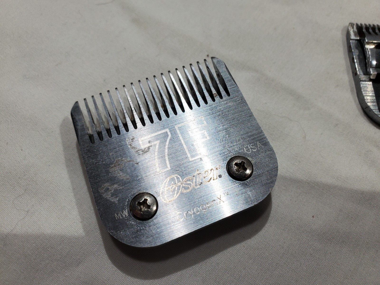 Oster Elite CryogenX Detachable Animal Clipper Blades 4 Sizes 7F #10 4F and 5F