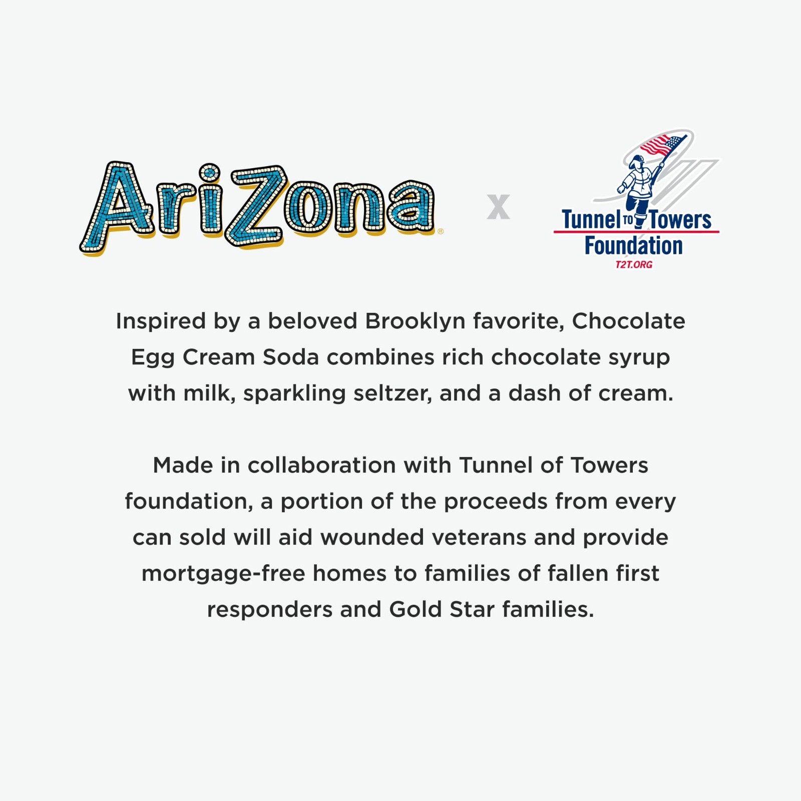 AriZona Chocolate Egg Cream Soda, Tunnels to 22 Fl Oz (Pack of 12), Brown