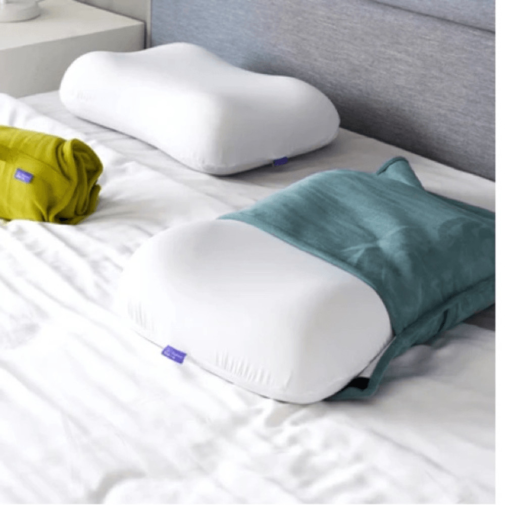 Cushion Lab Travel Deep Sleep Memory Foam Neck pillow, Green, NWT, Open box