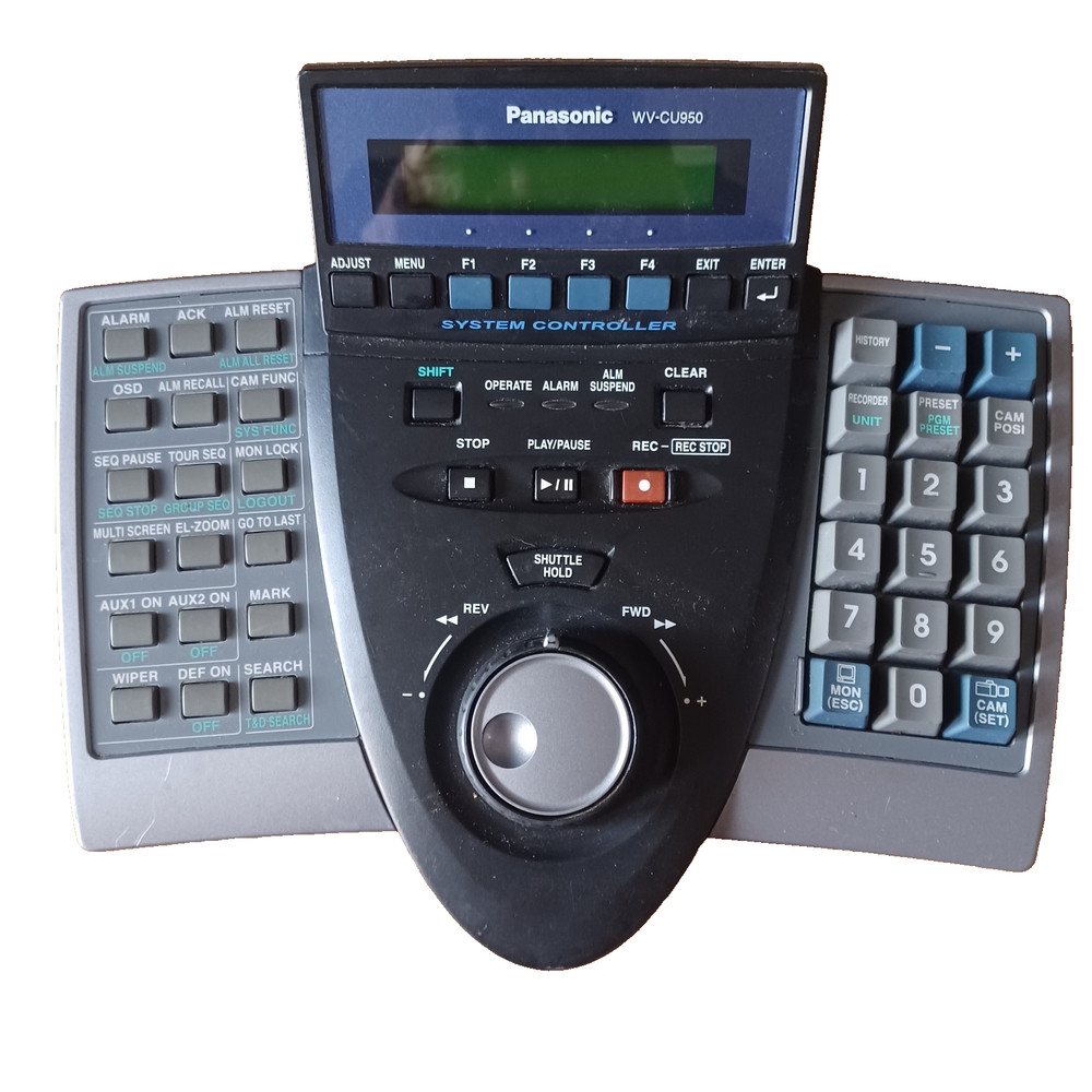 Panasonic WV-CU950 Security System Controller Alarm Screen Camera Functions