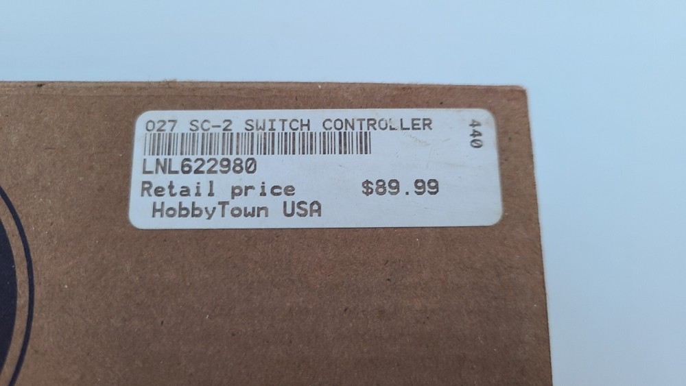 LIONEL TMCC SC-2 SWITCH CONTROLLER electrical connection switch activate 6-22980
