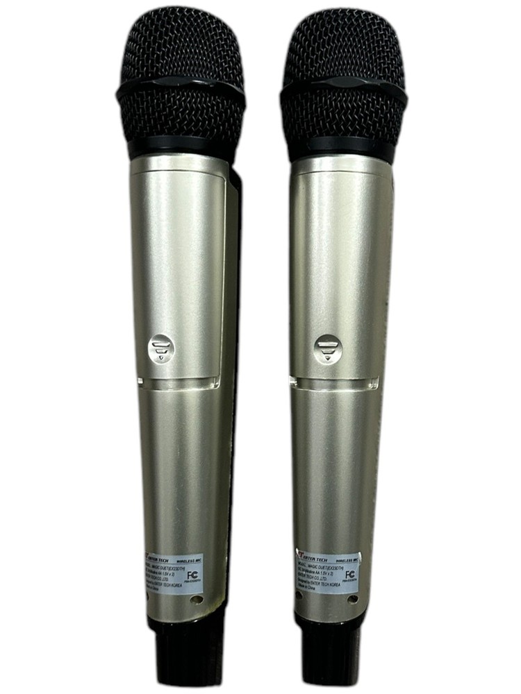 Magic Sing ET23KH Karaoke Wireless Microphone Mic (LotOf2)