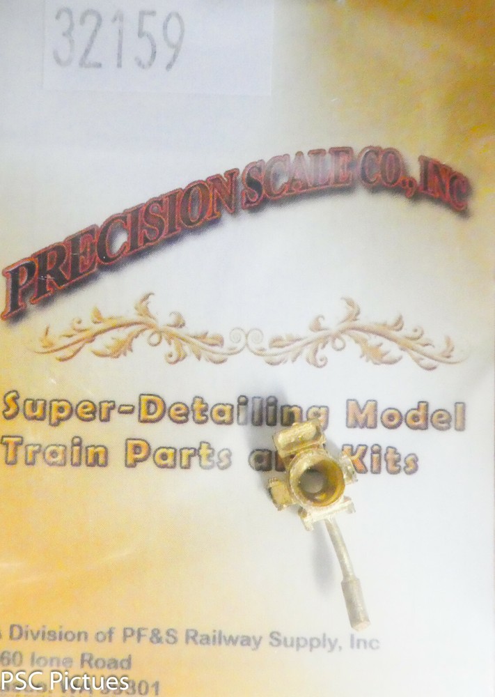 Precision Scale HO #32159 Headlight, Cored for Bulb, w/Mounting Bracket, DM&IR