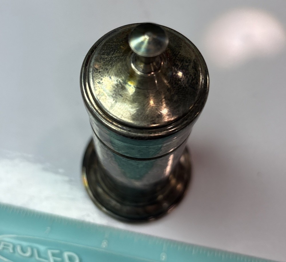 Vintage Bellini Toothpick Holder Silver Plated