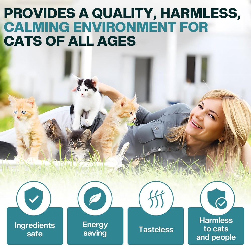 Cat Calming Diffuser 6 in 1 Multicat Pheromones Diffusers Green