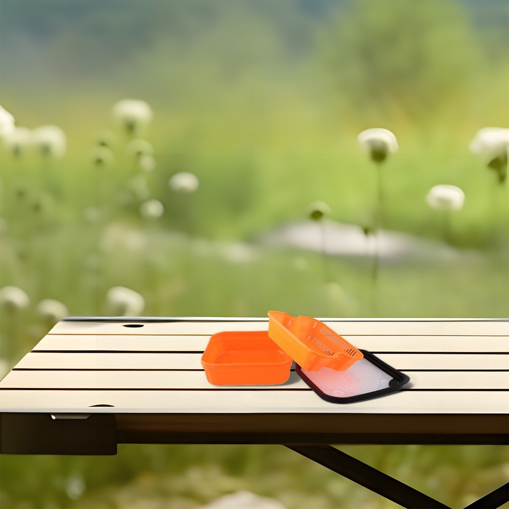 Effortless For draining Solution 2in1 Redworm Bait Box for Angling Needs