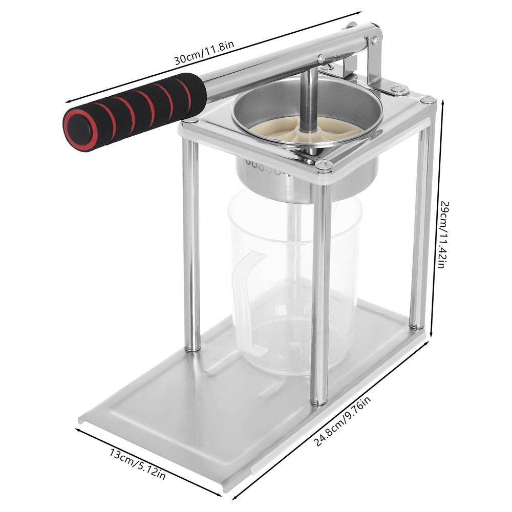 Manual Hand Flat Press Orange Lemon Juicer Fruit Squeezer Press Machine SUS304