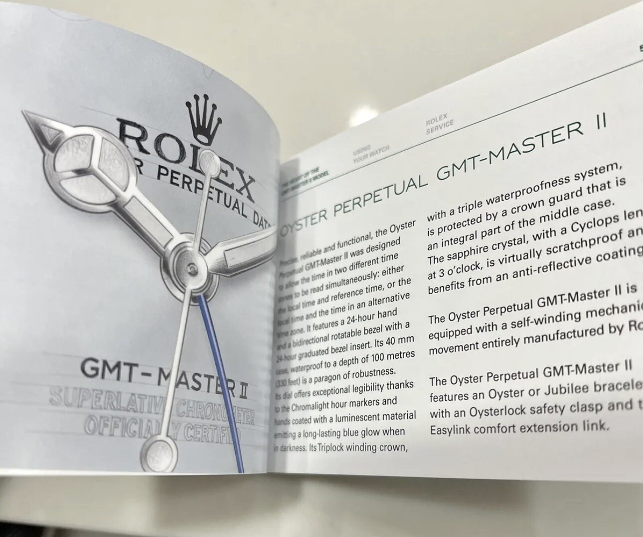 OEM Rolex GMT Master II Booklet Manual SET 126710 126720 126711 126715 126719
