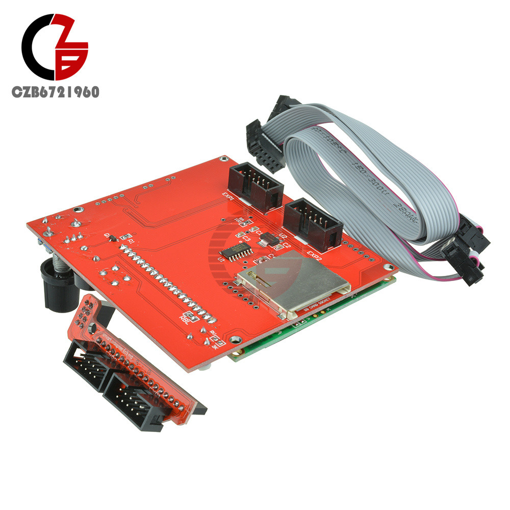 12864 LCD Display Controller Adapter SD Reader 3D Printer RAMPS1.4 RepRap Mendel
