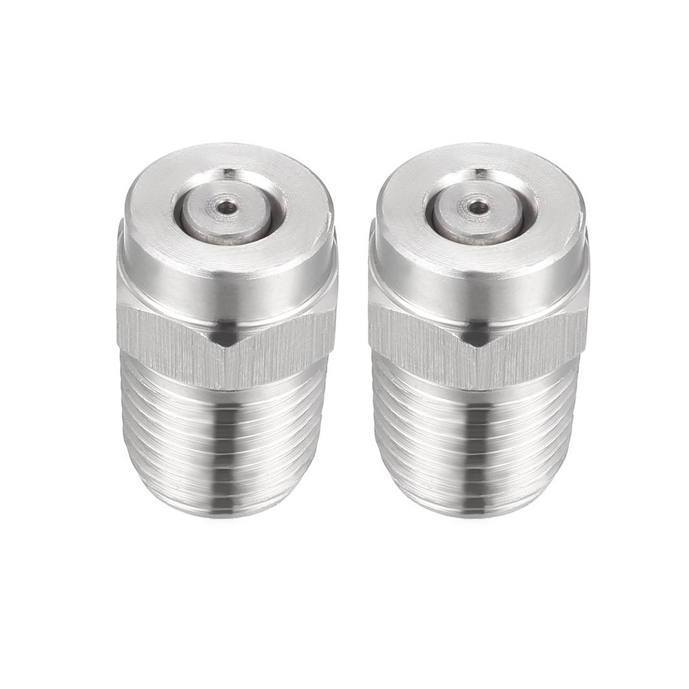 2PCS 1.2mm Orifice Diameter Pressure Washer Nozzle 1/4NPT Thread Spray Tip