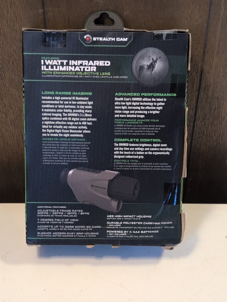 Stealth Cam Digital Night Vision Monocular/Camera (STC-XNVMSD)
