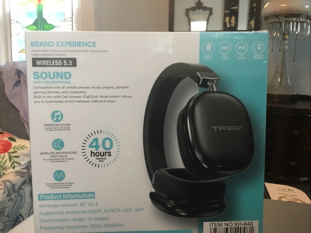 Treqa Wireless Sterio Headset Model XH-640