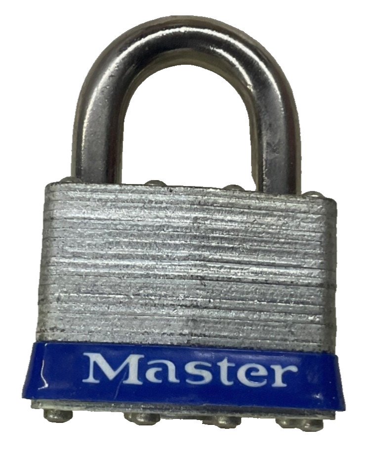 NOS! MASTER No. 5 PADLOCK w/ (2) KEYS