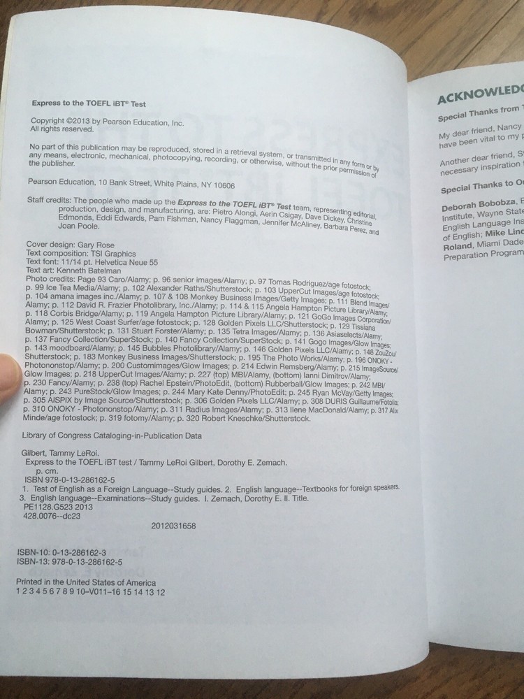 Express to the TOEFL iBT(R) Test with CD-ROM 