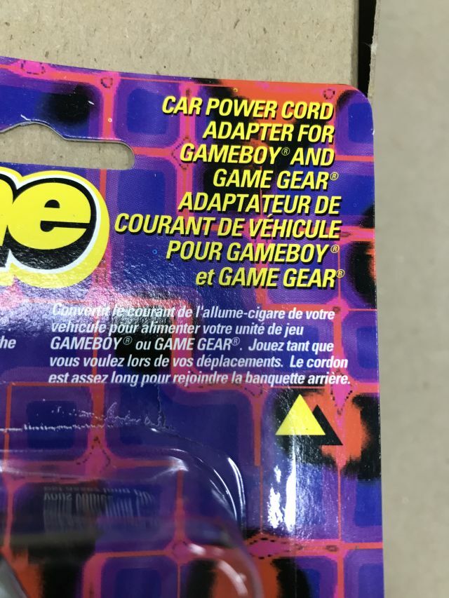 SEGA GAME GEAR * CAR POWER DC ADAPTER , LIGHTER SOCKET PLUG* MULTI-GAME *NEW