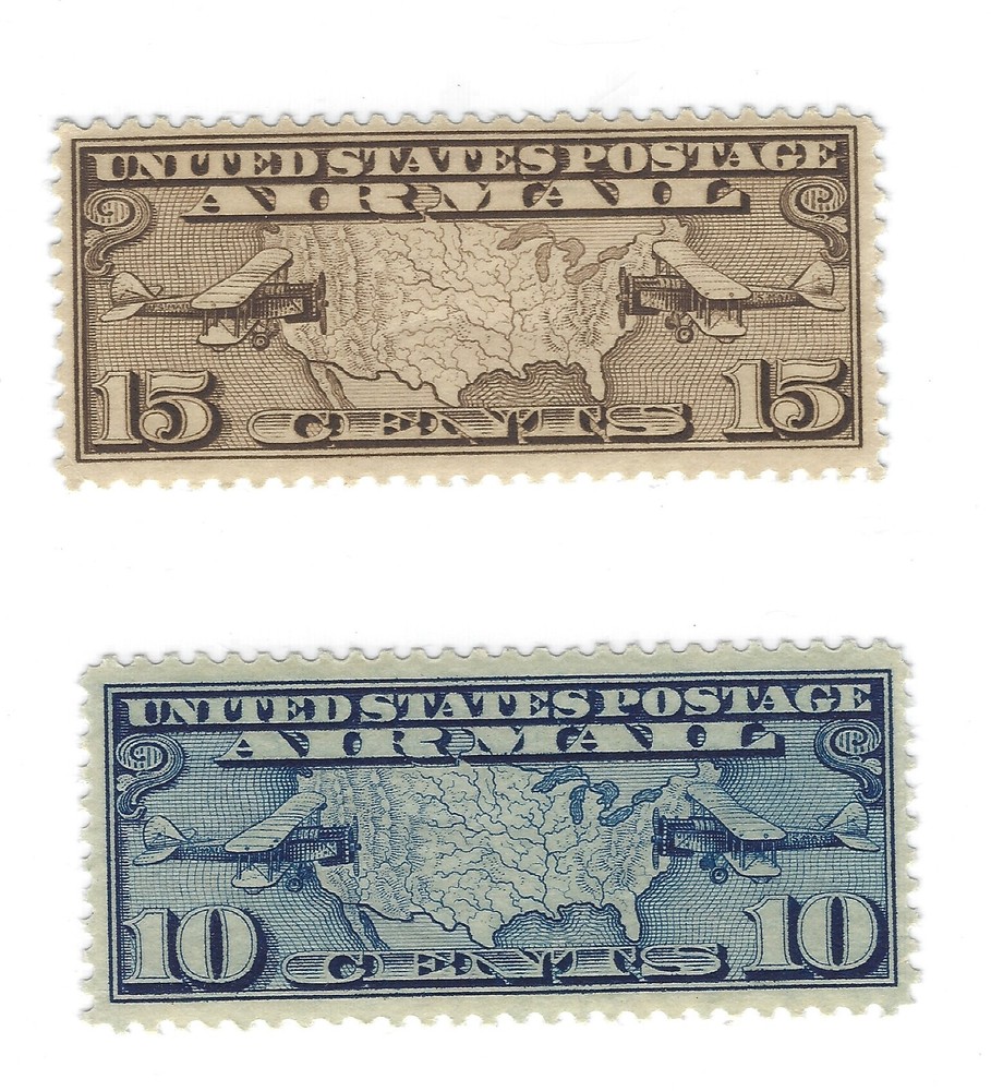 Stamp US C7 and C8, Airmail MNH