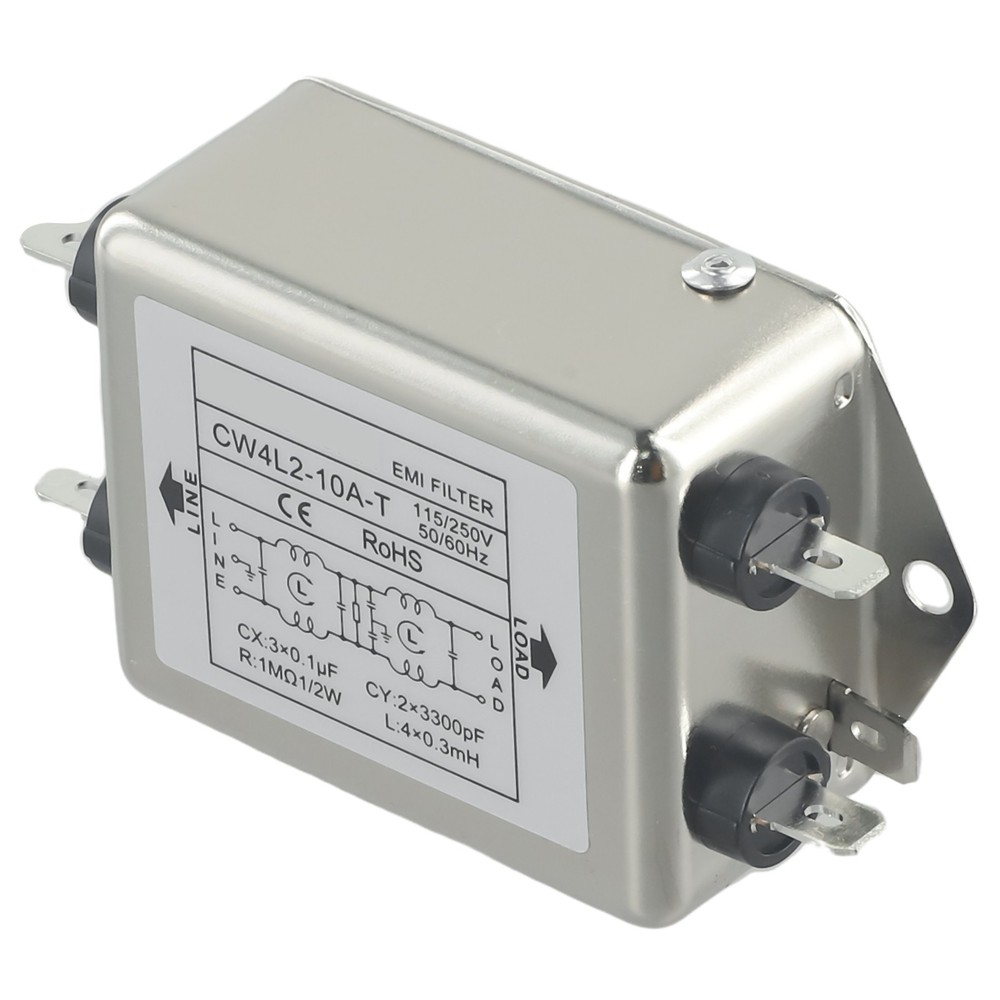 Single Phase Double Section Power Filter with High Stability CW4L2 20A T