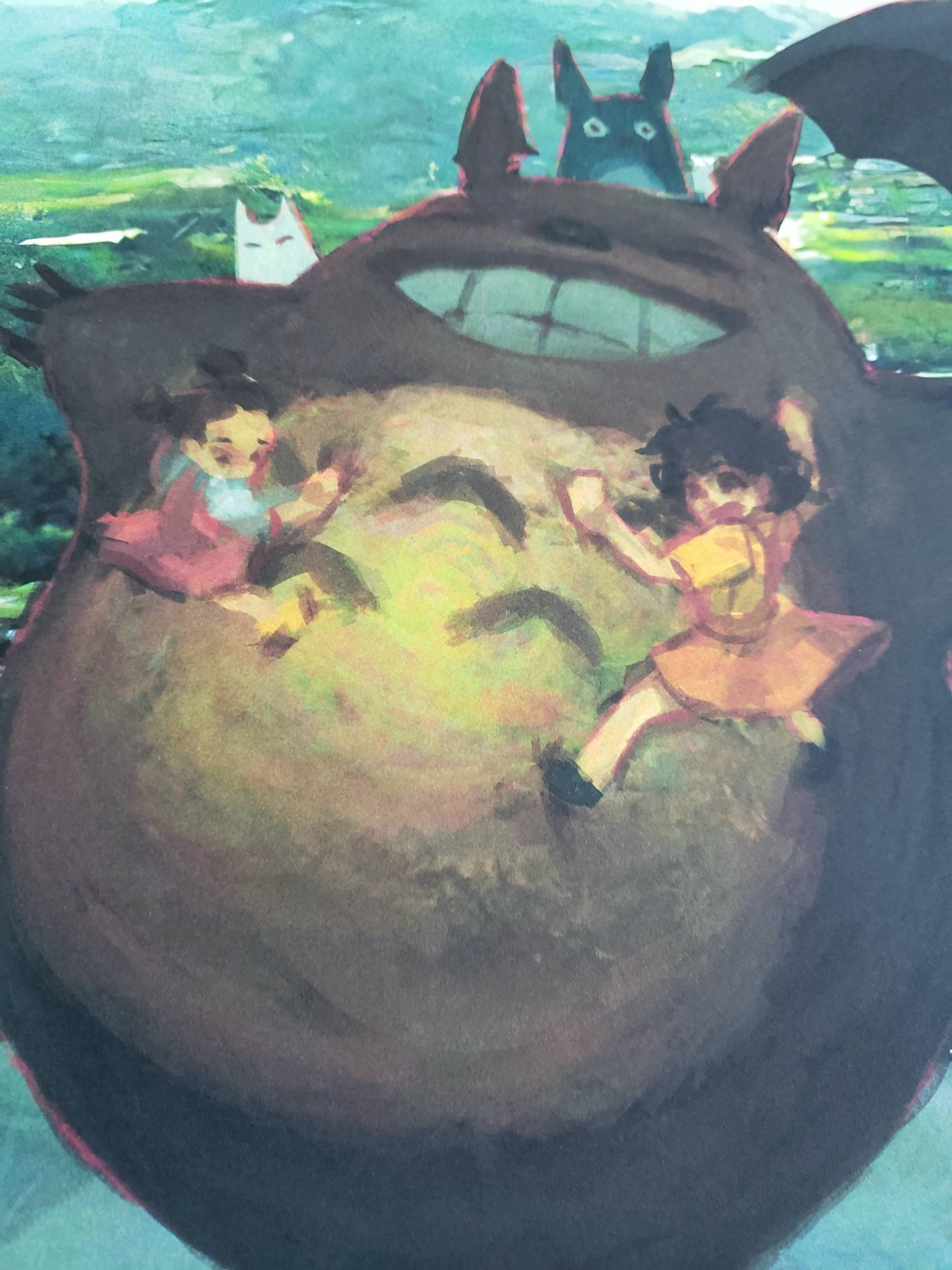 King of the Forest Art Print Genel Jumalon Bottleneck My Neighbor Totoro Poster