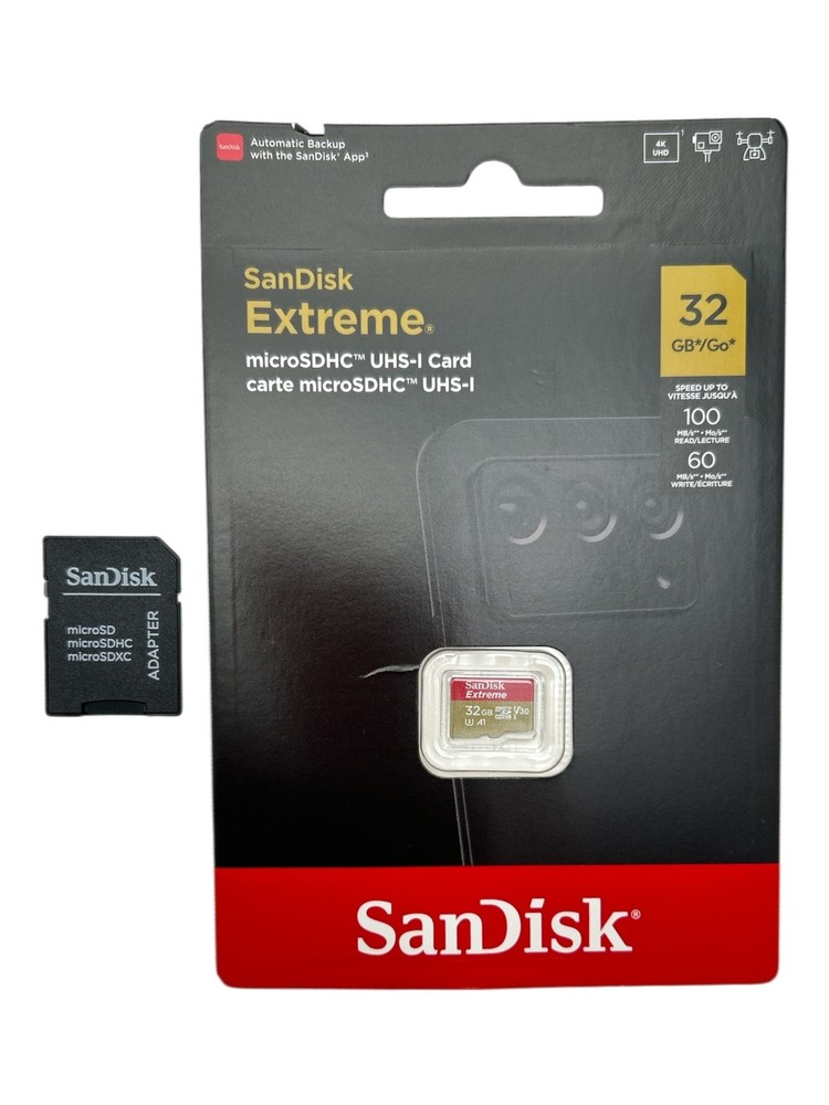 SanDisk Extreme 32GB MicroSD Card Bundle