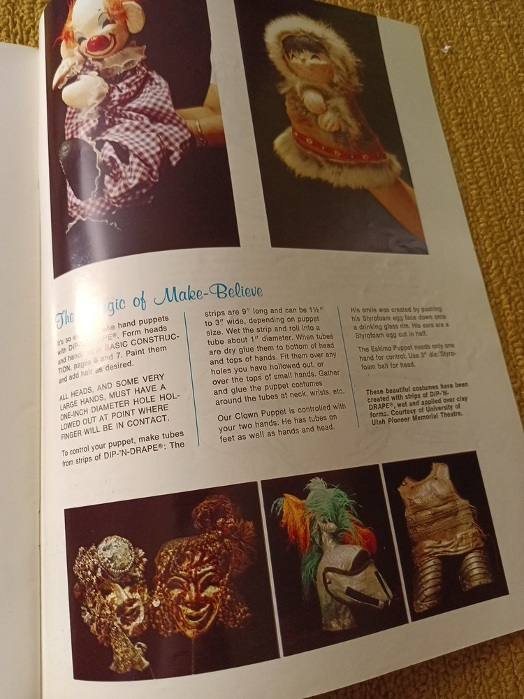 Creating with Dip 'n Drape Craft Pattern Booklet