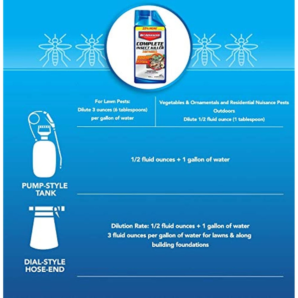 BioAdvanced 700270B Science-Based Solutions Grub, Ant & Mosquito Killer for