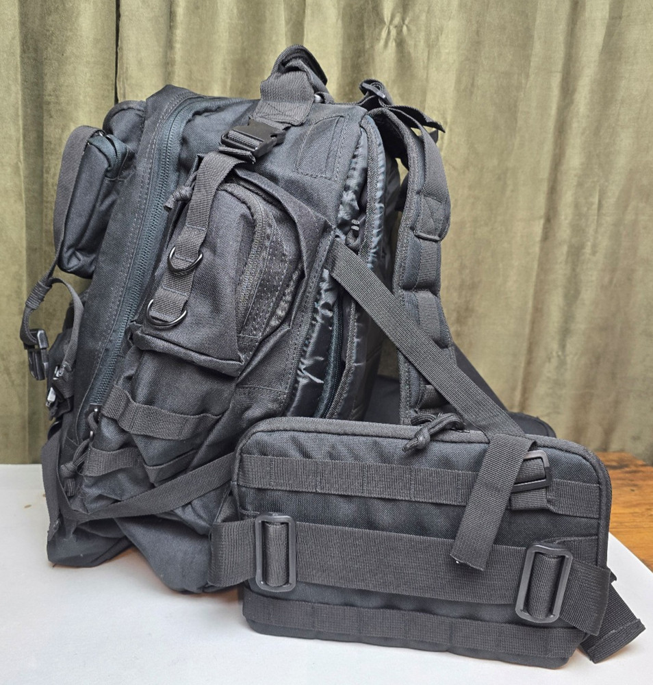 NEW Explorer Tactical Backpack 20-inch Bag Model B99 Molle - Black