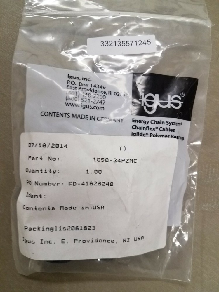 IGUS 10.50.34PZMC Energy Chain System End Mounts